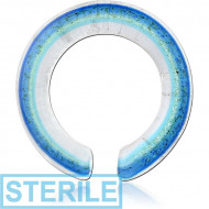 STERILE GLASS OPEN RING PIERCING