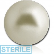 STERILE SYNTHETIC PEARL BALL FOR BALL CLOSURE RING
