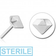 STERILE SURGICAL STEEL THREADLESS ATTACHMENT - DIAMOND