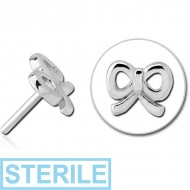 STERILE SURGICAL STEEL THREADLESS ATTACHMENT - BOW TIE