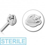 STERILE SURGICAL STEEL THREADLESS ATTACHMENT - EYE STAR