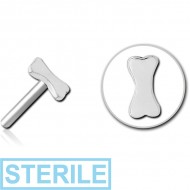 STERILE SURGICAL STEEL THREADLESS ATTACHMENT - BONE