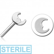 STERILE SURGICAL STEEL THREADLESS ATTACHMENT - MOON