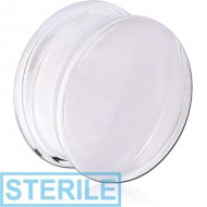 STERILE PYREX FLARED PLUG