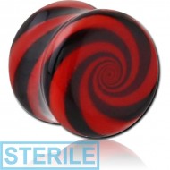 STERILE PYREX FLARED PLUG