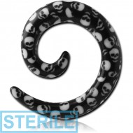 STERILE PRINTED ACRYLIC EAR SPIRAL