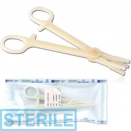 STERILE DISPOSAL SLOTTED PENNINGTONS PIERCING