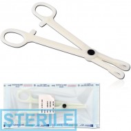 STERILE DISPOSAL SLOTTED ROUND CLAMPS PIERCING
