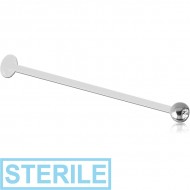 STERILE PTFE MICRO LABRET WITH JEWELLED BALL