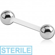 STERILE PTFE BARBELL WITH TITANIUM BALLS