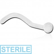 STERILE QUARTZ LEFT SCREW NOSE RETAINER