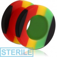 STERILE ACRYLIC RASTA THREADED TUNNEL