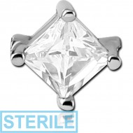 STERILE SURGICAL STEEL ATTACHMENT FOR BALL CLOSURE RING - RHOMBUS PIERCING