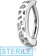 STERILE SURGICAL STEEL BELLY CLICKER PIERCING