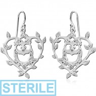 STERILE SURGICAL STEEL EARRINGS - VINES PIERCING