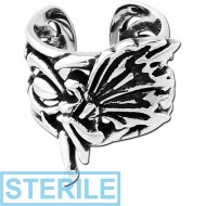 STERILE SURGICAL STEEL EAR CUFF - FAIRY PIERCING