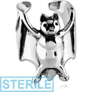 STERILE SURGICAL STEEL EAR CUFF - BAT PIERCING
