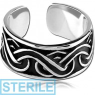 STERILE SURGICAL STEEL EAR CUFF - CELTIC