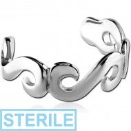 STERILE SURGICAL STEEL EAR CUFF - Ss