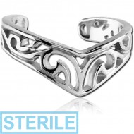 STERILE SURGICAL STEEL EAR CUFF