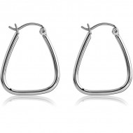STERILE SURGICAL STEEL WIRE HOOP EARRINGS