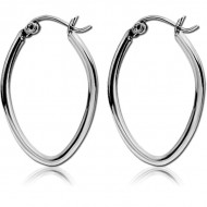 STERILE SURGICAL STEEL WIRE HOOP EARRINGS