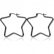 STERILE SURGICAL STEEL WIRE HOOP EARRINGS