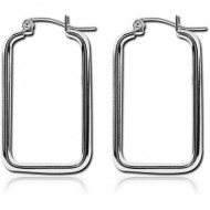STERILE SURGICAL STEEL WIRE HOOP EARRINGS