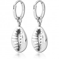 STERILE SURGICAL STEEL EARRINGS - SHELL