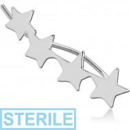 STERILE SURGICAL STEEL EAR VINE - RIGHT