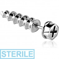 STERILE SURGICAL STEEL FAKE EXPANDER - SCREW