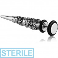 STERILE SURGICAL STEEL FAKE EXPANDER - FLAMES