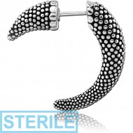 STERILE SURGICAL STEEL FAKE CLAW - DOTS