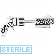 STERILE SURGICAL STEEL FAKE PLUG