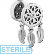 STERILE SURGICAL STEEL JEWELLED FAKE PLUG