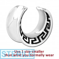 STERILE SURGICAL STEEL HALF TUNNEL PIERCING
