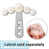 STERILE SURGICAL STEEL HELLIX WRAP - FIVE PEARLS PIERCING