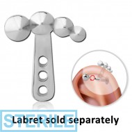 STERILE SURGICAL STEEL HELLIX WRAP - CONES PIERCING