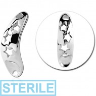 STERILE SURGICAL STEEL INTIMATE SHIELD PIERCING