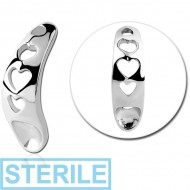 STERILE SURGICAL STEEL INTIMATE SHIELD PIERCING