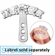 STERILE SURGICAL STEEL JEWELLED HELIX WRAP