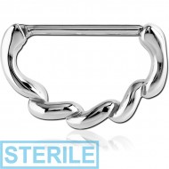 STERILE SURGICAL STEEL NIPPLE CLICKER