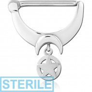 STERILE SURGICAL STEEL NIPPLE CLICKER
