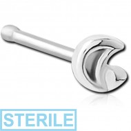 STERILE SURGICAL STEEL NOSE BONE