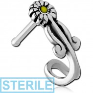 STERILE SURGICAL STEEL WRAP AROUND NOSE BONE - DAISY