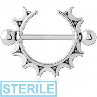 STERILE SURGICAL STEEL NIPPLE SHIELD