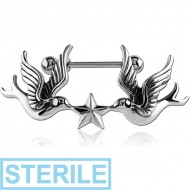 STERILE SURGICAL STEEL NIPPLE SHIELD - PIDGINS AND STAR