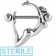 STERILE SURGICAL STEEL NIPPLE SHIELD - FEMALE