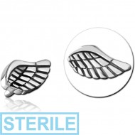 STERILE SURGICAL STEEL PUSH FIT ATTACHMENT FOR BIOFLEX INTERNAL LABRET