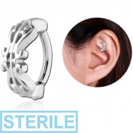STERILE SURGICAL STEEL ROOK CLICKER - FILIGREE